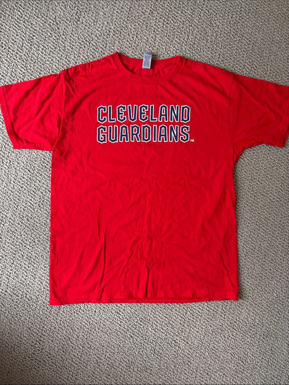 Gildan Red Cleveland Guardians Short Sleeve Tee